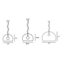 Kartell Fl Y Pendant Light Ylighting Com