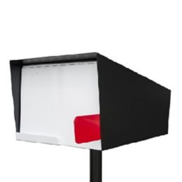 Post Mount Two Tone Mailbox By Modern Mailbox At Lumens Com