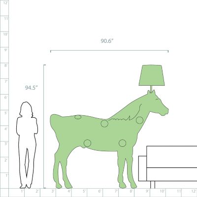 moooi horse lamp replica