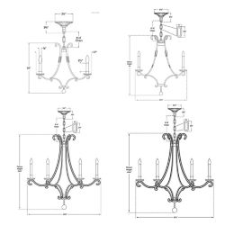 Oslo Chandelier By Visual Comfort At Lumens Com