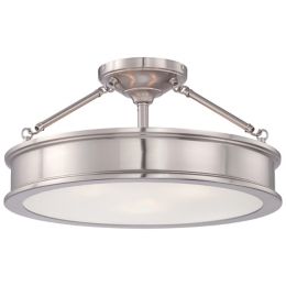 Minka Lavery Harbour Point Drum Semi Flush Mount Ceiling