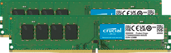 Crucial 32GB Kit (2x16GB) DDR4-3200 UDIMM