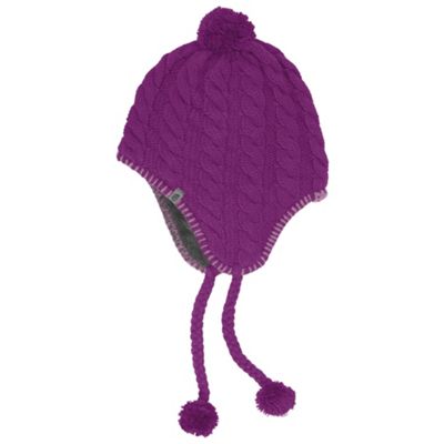 north face fuzzy earflap beanie