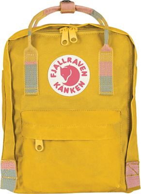 kanken mini warm yellow random blocked