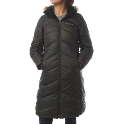 marmot women's jacket with fur hood