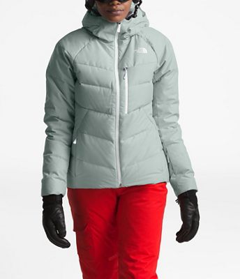 north face mid length down jacket