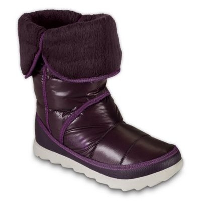 north face down booties women's