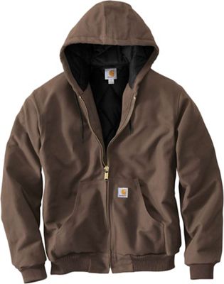 carhartt men's quilted flannel lined duck active jacket