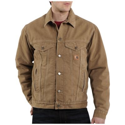 carhartt men's denim jean jacket