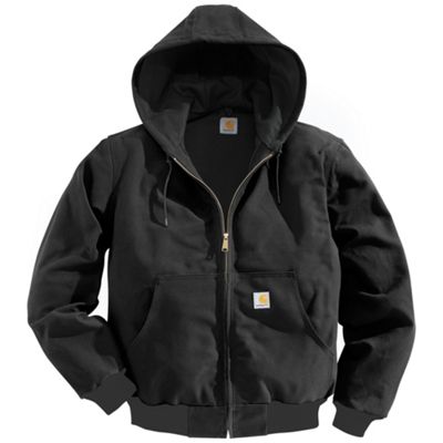 Carhartt◇DUCK ACTIVE JACKET THERMAL LINED/M/コットン/BLK/J131-BLK-