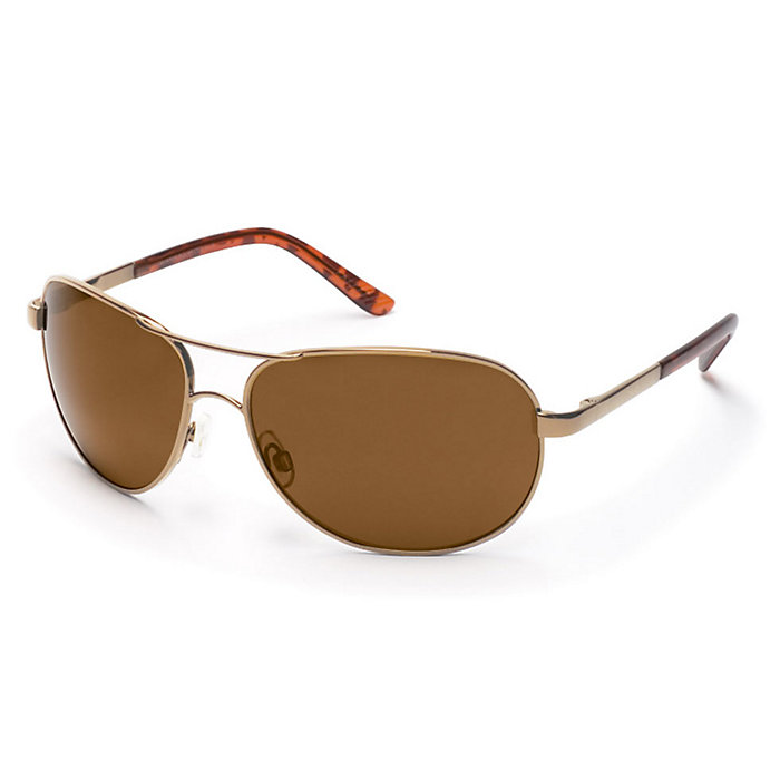 Suncloud Aviator Polarized Metal Sunglasses 