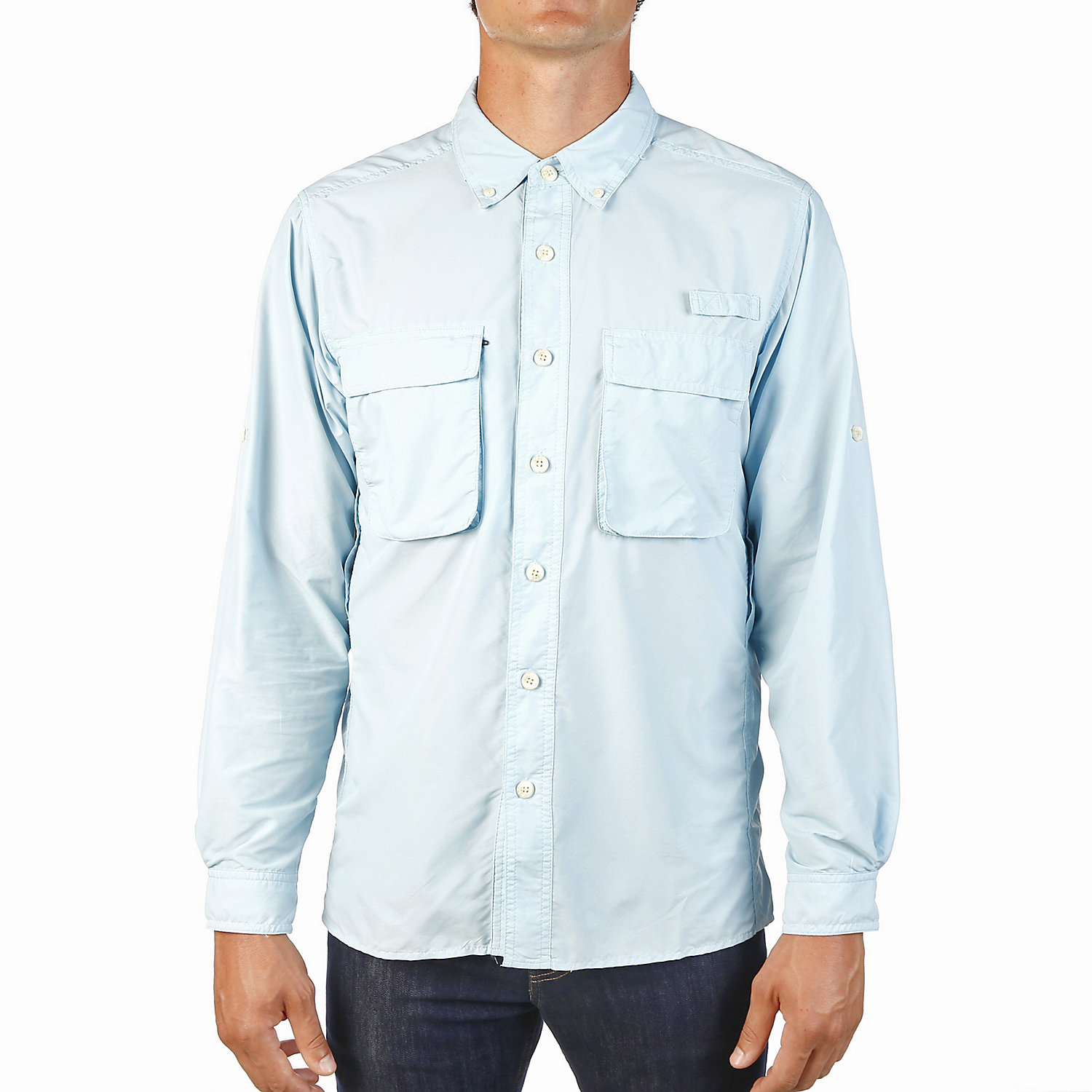 ExOfficio Mens Air Strip Long Sleeve Shirt