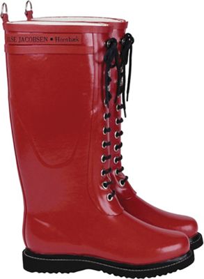 ilse jacobsen lace up rubber boots