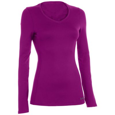 under armour women's long sleeve v neck