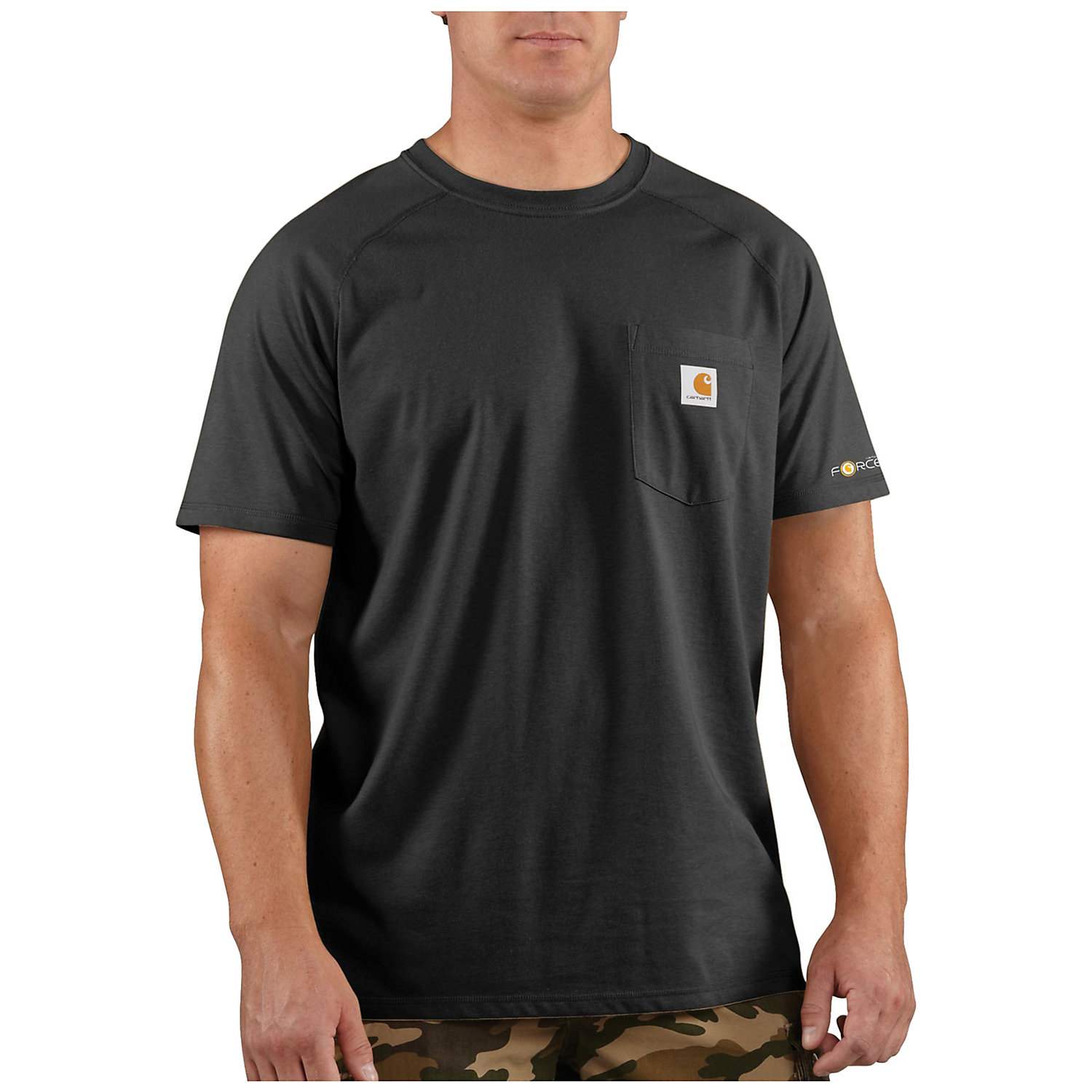 Carhartt Mens Force Cotton Delmont SS T-Shirt