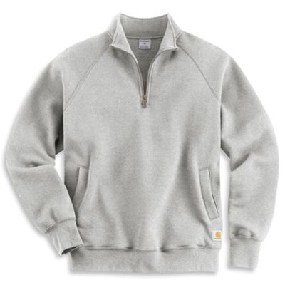 Carhartt Men's Midweight Quarter Zip Mock Neck Sweatshirt - at Moosejaw.com