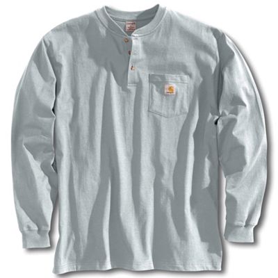 Carhartt Men's Workwear Short-Sleeve Henley T-Shirt - Carbon Heather,XL