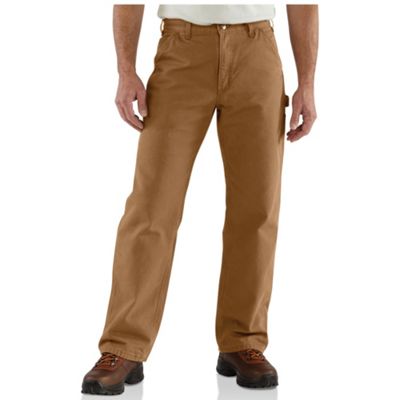 Carhartt Men's Washed Duck Work Dungaree Flannel Lined Pant