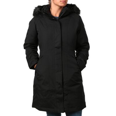 north face knee length parka