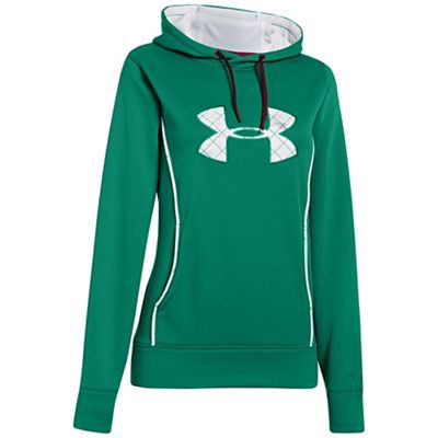 women's ua storm caliber big logo hoodie