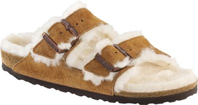 Women's Birkenstock Arizona Shearling Sandals Fuchsia