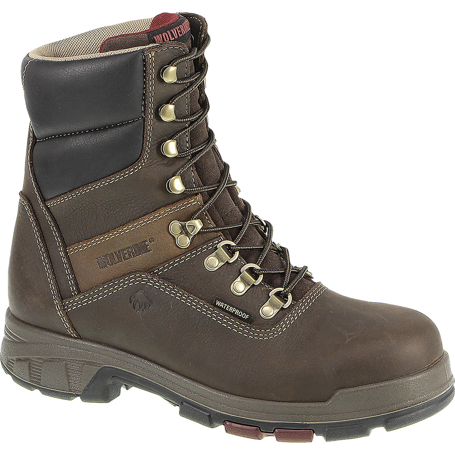 Wolverine Mens Cabor Waterproof 8IN Composite Toe Boot