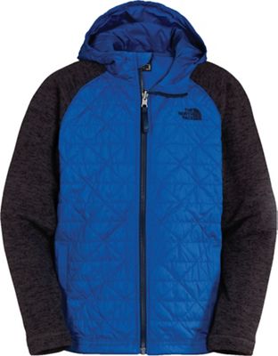 north face quilted fleece jacket