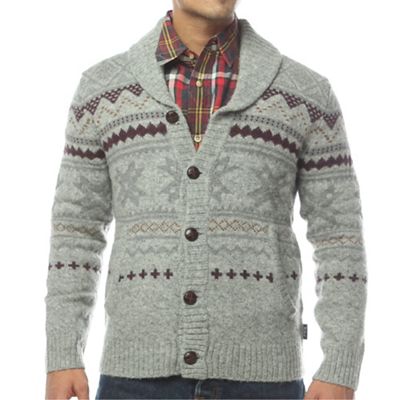 fair isle cardigan men