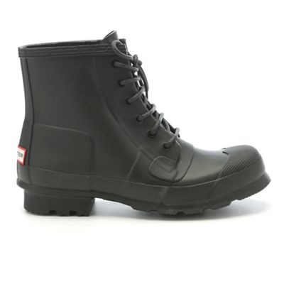 hunter rubber lace up boots