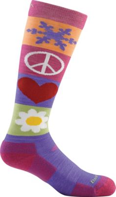 Darn Tough Kids' Peace Love Snow Jr. OTC Cushion Sock