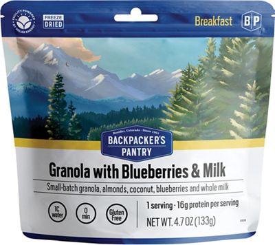 Backpacker's Pantry Granola With Milk & Blueberries