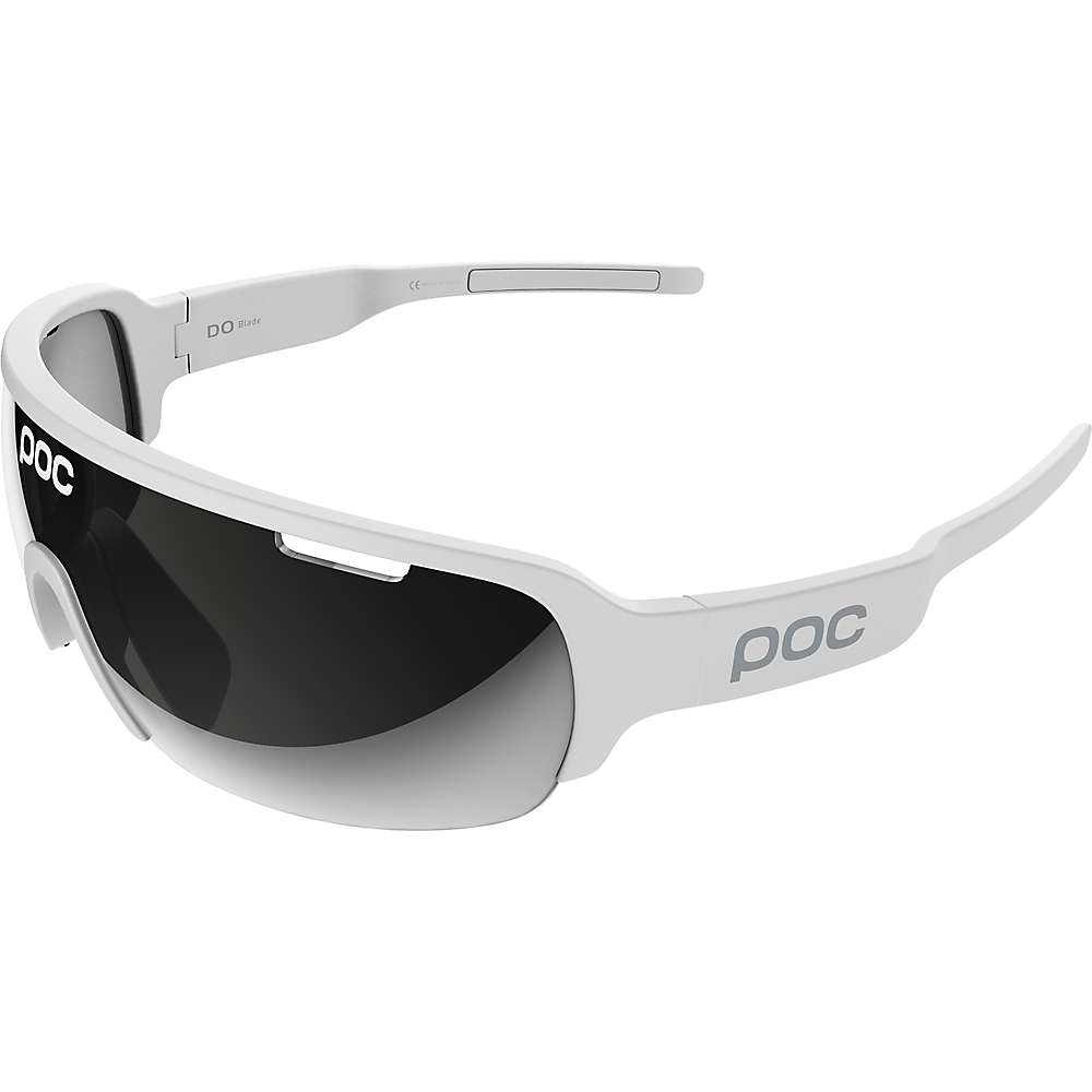 POC DO Half Blade Cycling Sunglasses Hydrogen White w/ Violet Silver Lens 