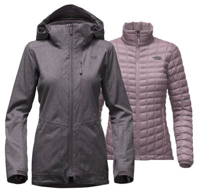 the north face thermoball snow triclimate hooded jacket