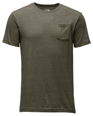 north face tri blend pocket tee