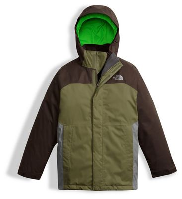the north face big boys vortex hooded triclimate jacket