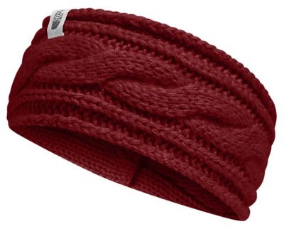 north face fuzzy cable headband