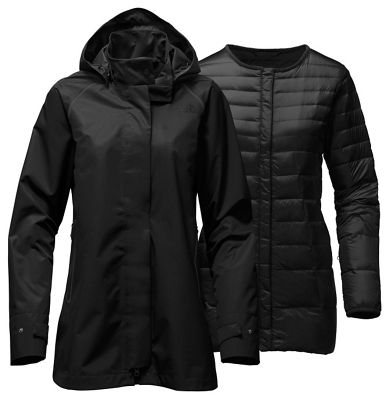 the north face women's mosswood triclimate jacket