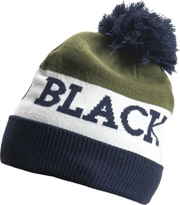 black diamond pom beanie