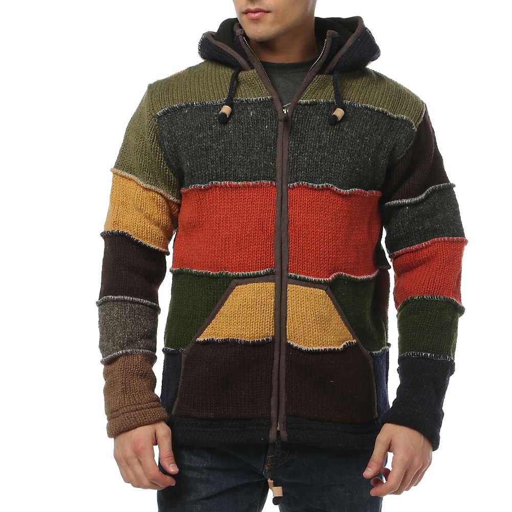 Laundromat Men's Patchwork Fleece Lined Sweater - Moosejaw