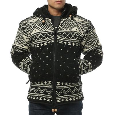 mens wool zip up sweater