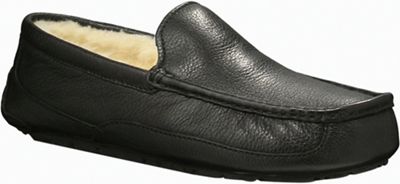 leather ascot slippers