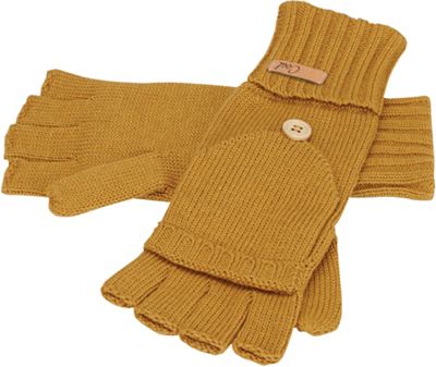 coal fingerless gloves