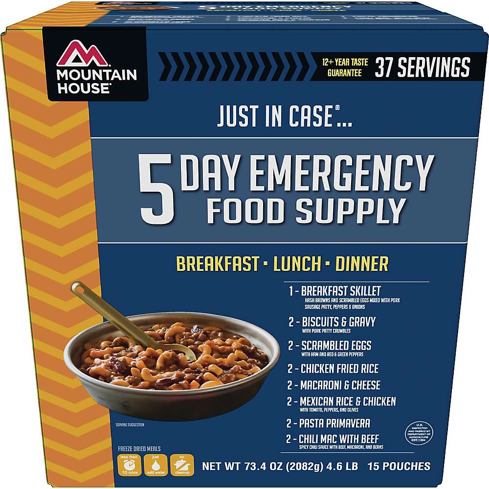 Mountain House Just In Case 5 Day Emergency Food Supply - Mountain Steals