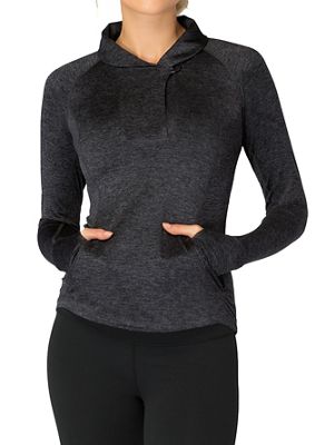 Beyond Yoga Women's Featherweight Spacedye Shawl Collar Fitted Pullover ...