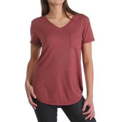 Moosejaw Women's Floral Critter Vintage Flowy VNeck SS Tee Moosejaw