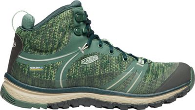 green hiking boots
