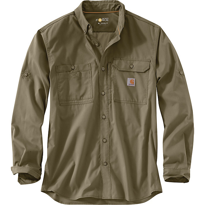 Carhartt Men's Force Ridgefield Solid LS Shirt - Moosejaw