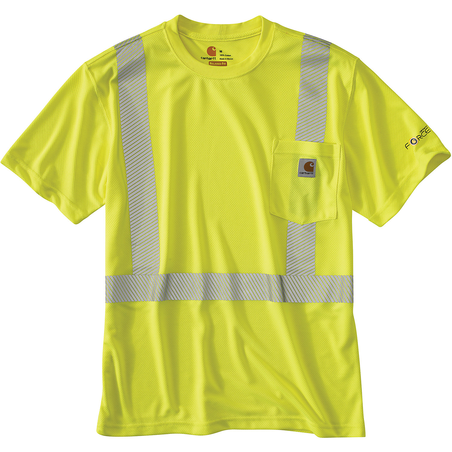 Carhartt Mens High-Visibility Force SS Class 2 T-Shirt