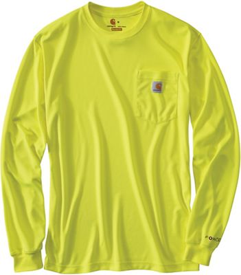 Carhartt Mens High-Visibility Force Color Enhanced LS T-Shirt