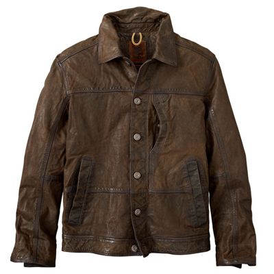 Timberland Men's Tenon Leather Bomber Jacket - Mountain Steals